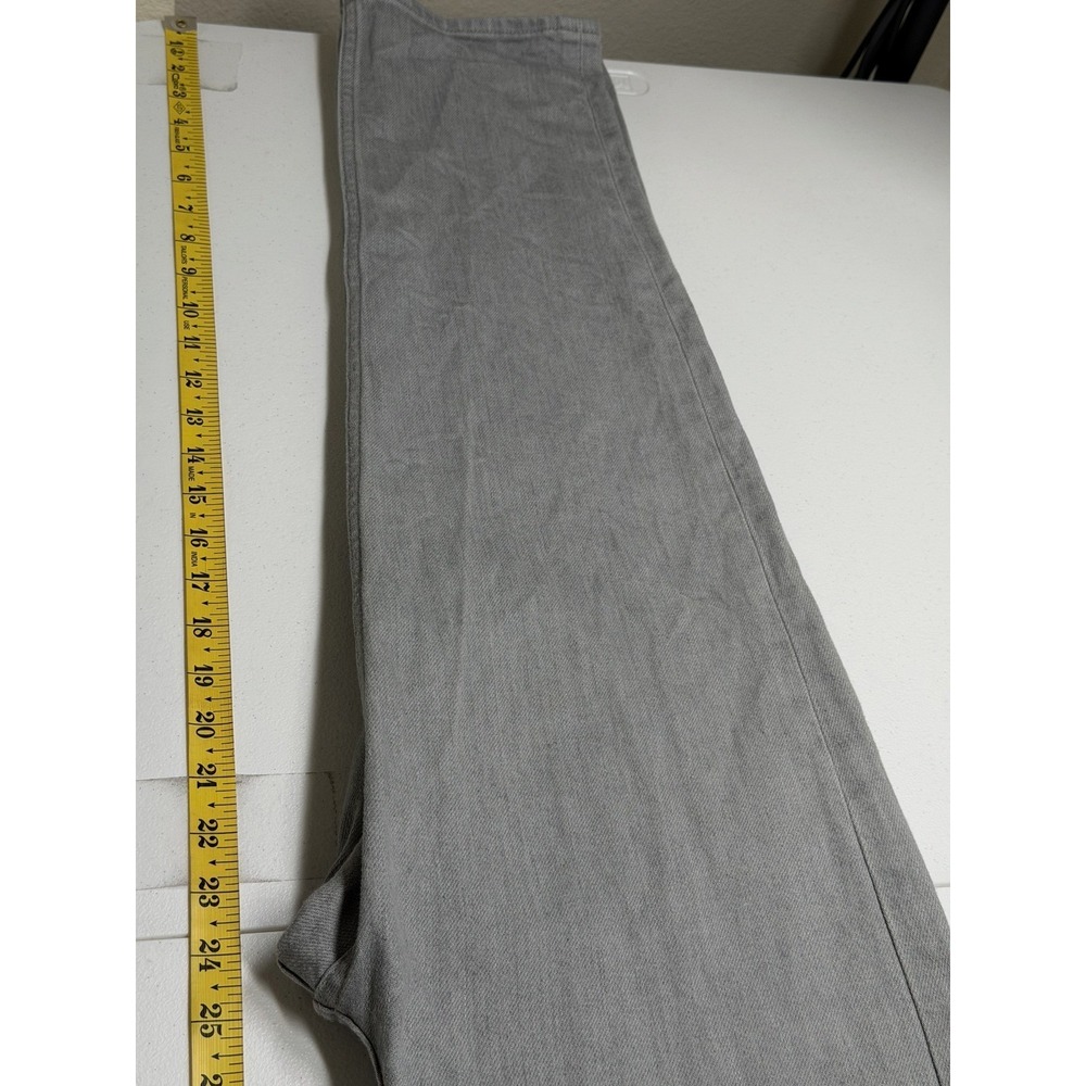 Theory Jeans Womens 29 Gray Treeca D Colored Drill Slim Crop Casual Comfortable - Picture 9 of 9